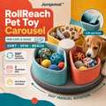 Jorqemal™ RollReach Pet Toy Carousel